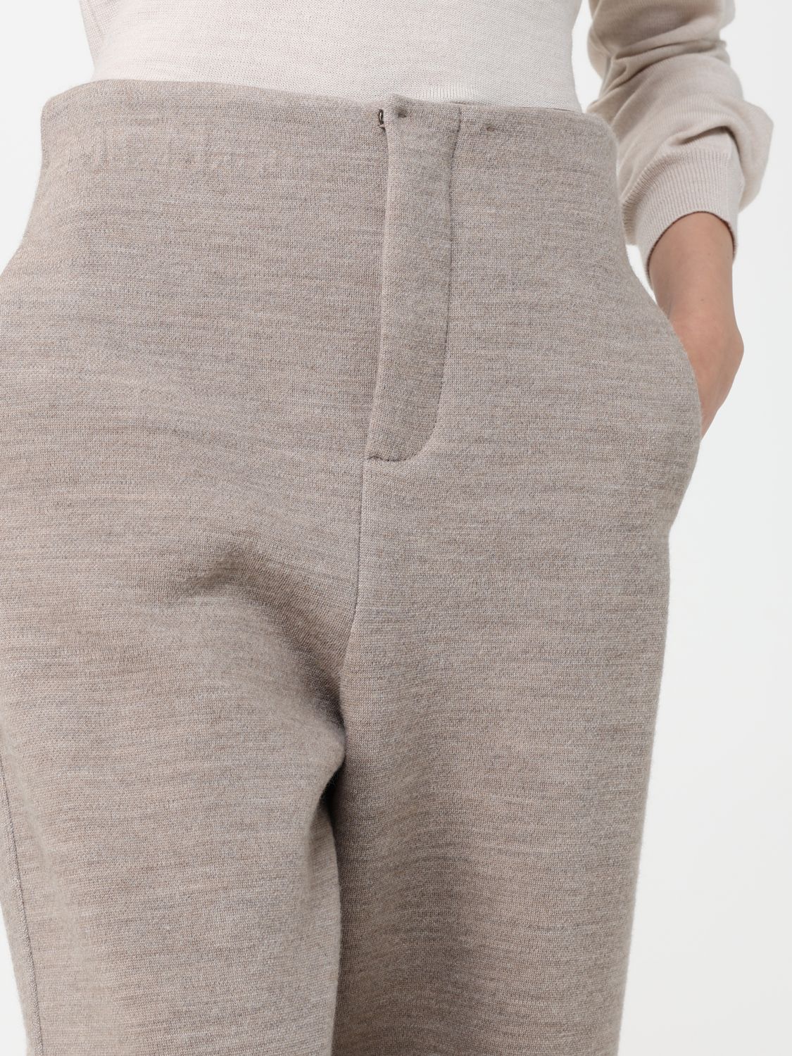 Pants Woman color Beige