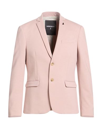 Man Blazer Light pink Size 38 Cotton, Polyamide, Elastane