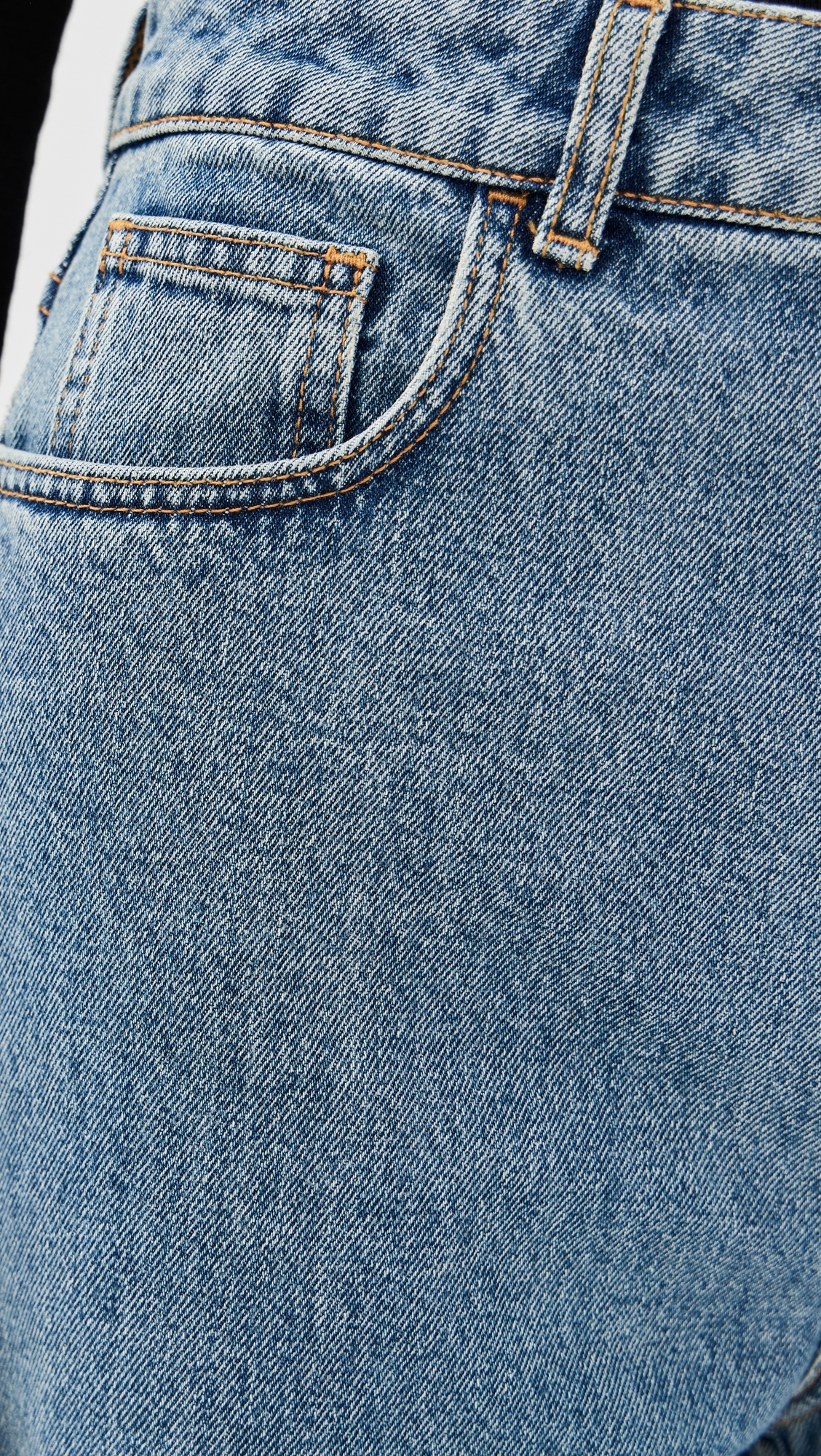 Baggy Fit Denim Jeans Mid Denim Blue