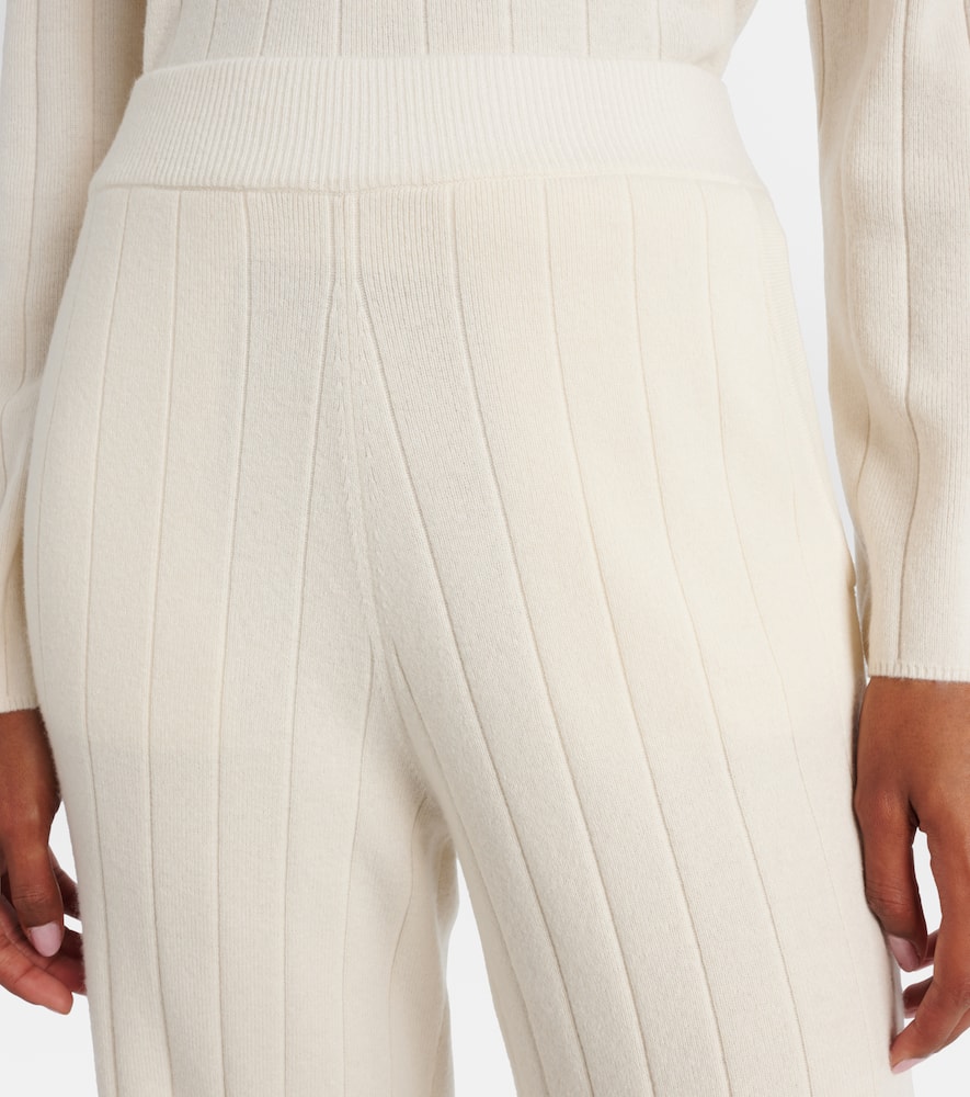 Jardin ribbed-knit cashmere sweatpants