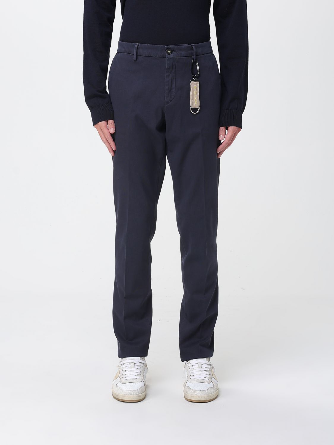 Pants Men color Blue