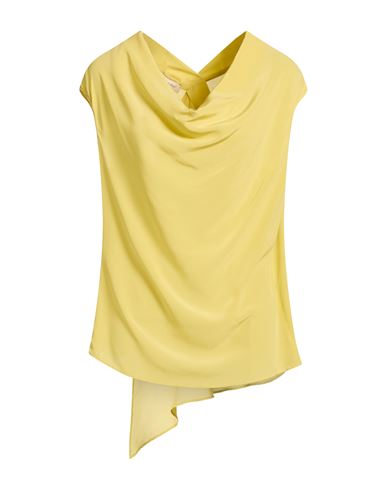 Woman Top Lime green Size 10 Silk