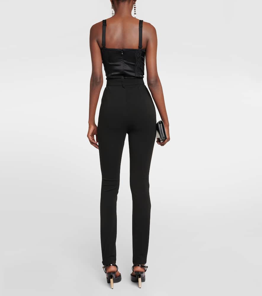 Dolce & Gabbana High-rise stirrup leggings