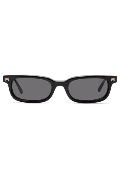 Rhude Tobac Rectangular Frame Sunglasses