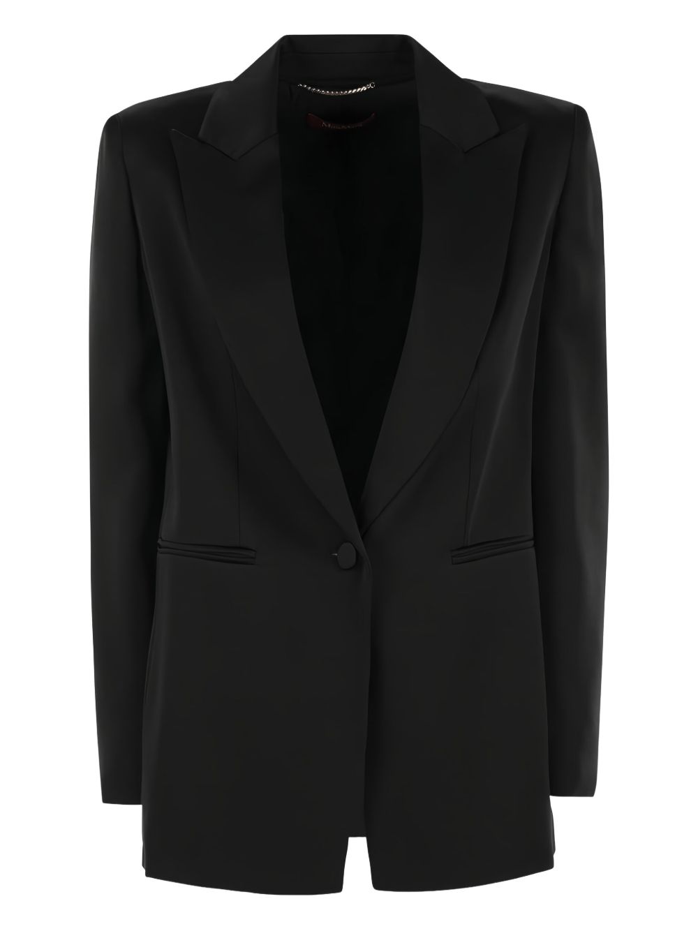 Tuxedo-style tailored blazer - Black