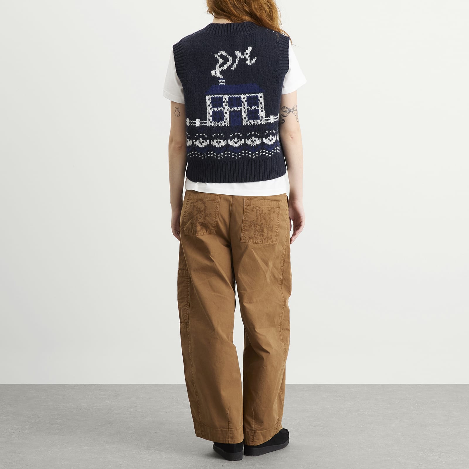 Women's Rhona House Knitted Vest Navy