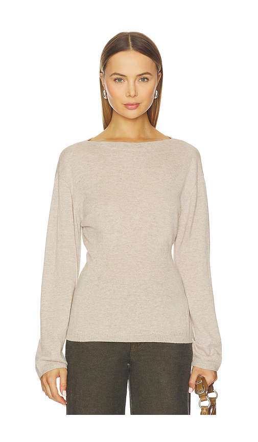 EB Denim Millie Boat Neck Sweater in Black. XS also in L