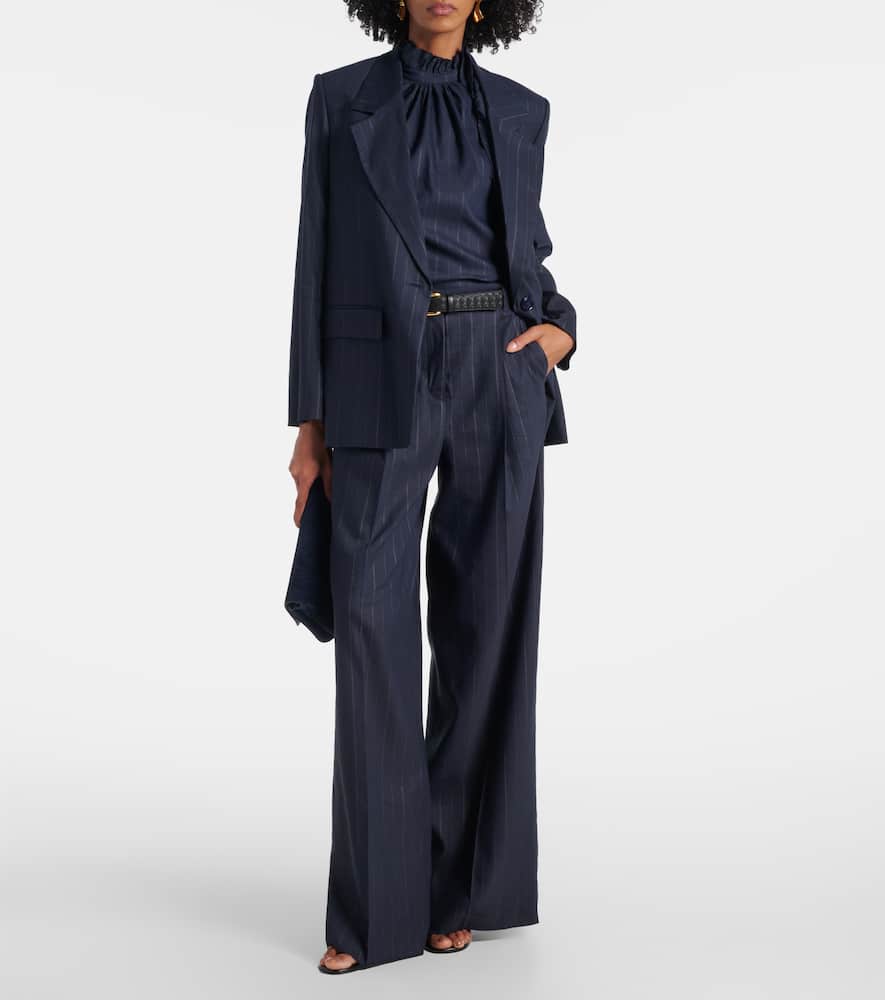 Modern Sophistication linen-blend blazer