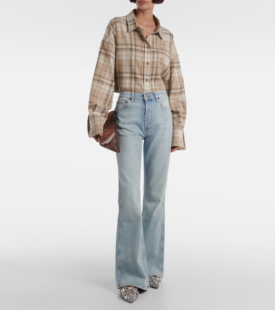 The Riding Jean high-rise flared jeans