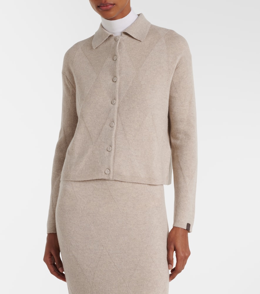 Mxpbombo argyle cashmere cardigan