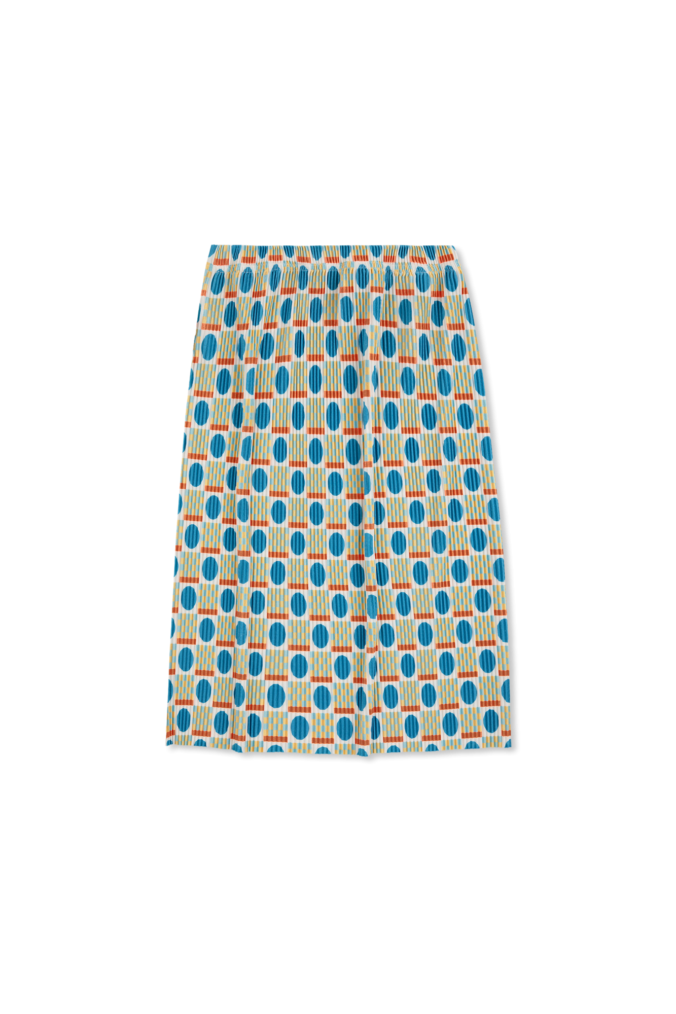 Pleated Skirt With Print, Unisex, Multicolour