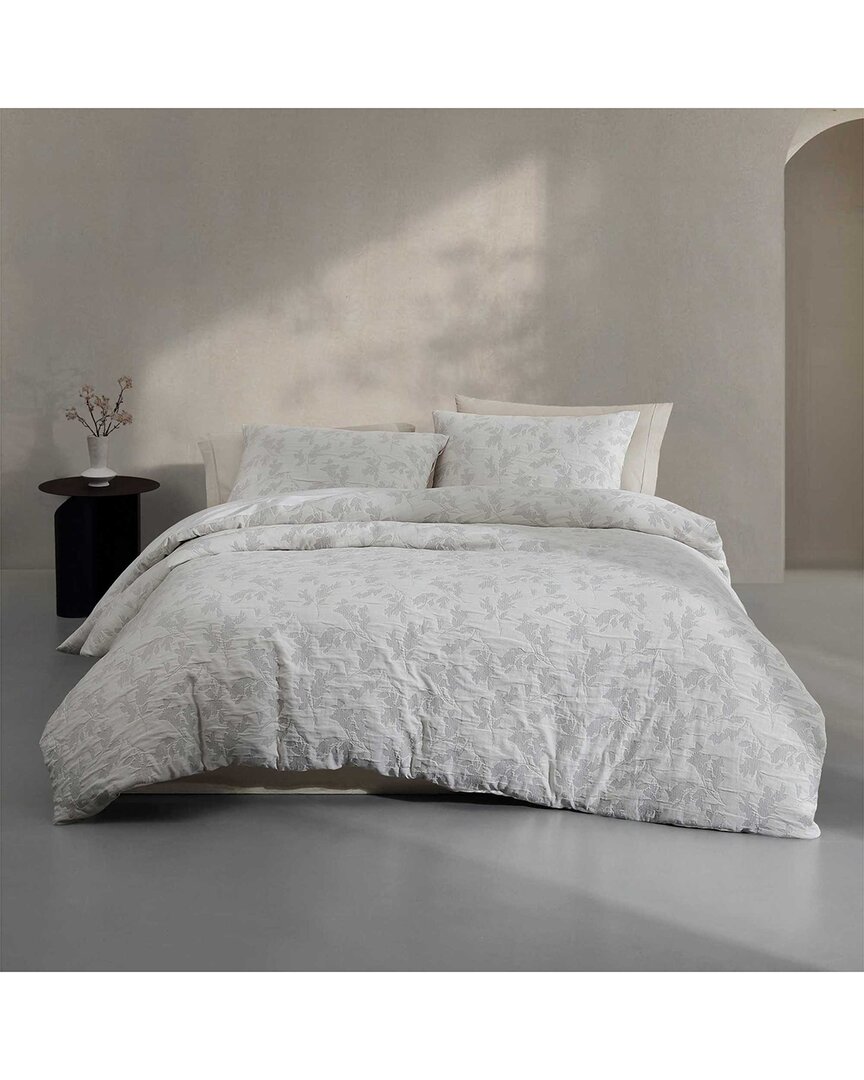 Cascade 100% Cotton Jacquard Duvet Set