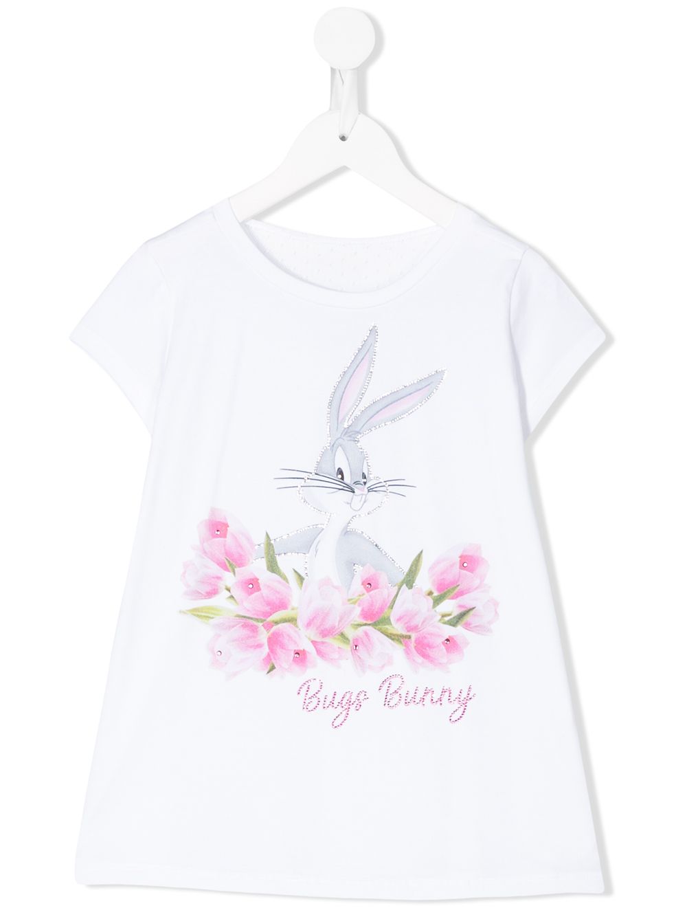 Monnalisa Bugs Bunny graphic printed T-shirt - White