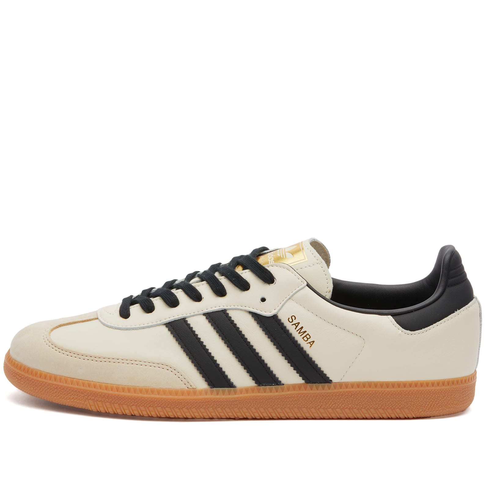 Samba OG Sneakers in Cream White/Core Black/Sand Strata