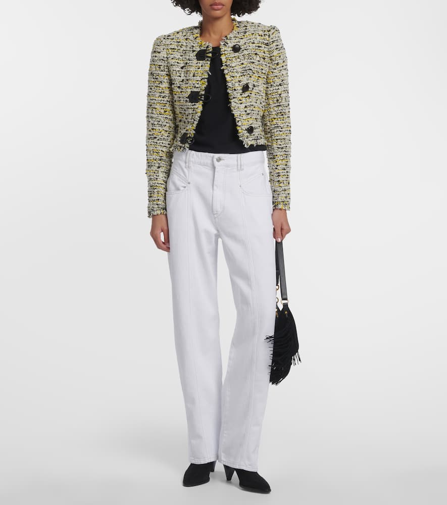 Gradilia cropped wool-blend jacket