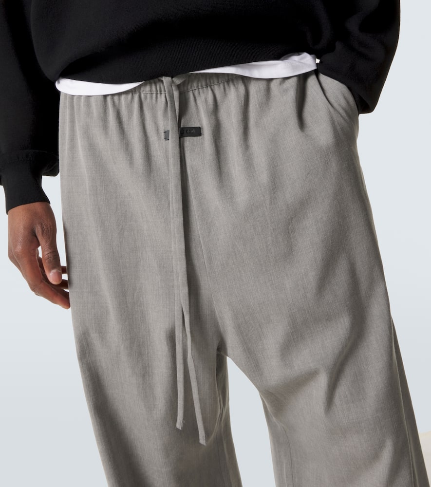 Virgin wool sweatpants