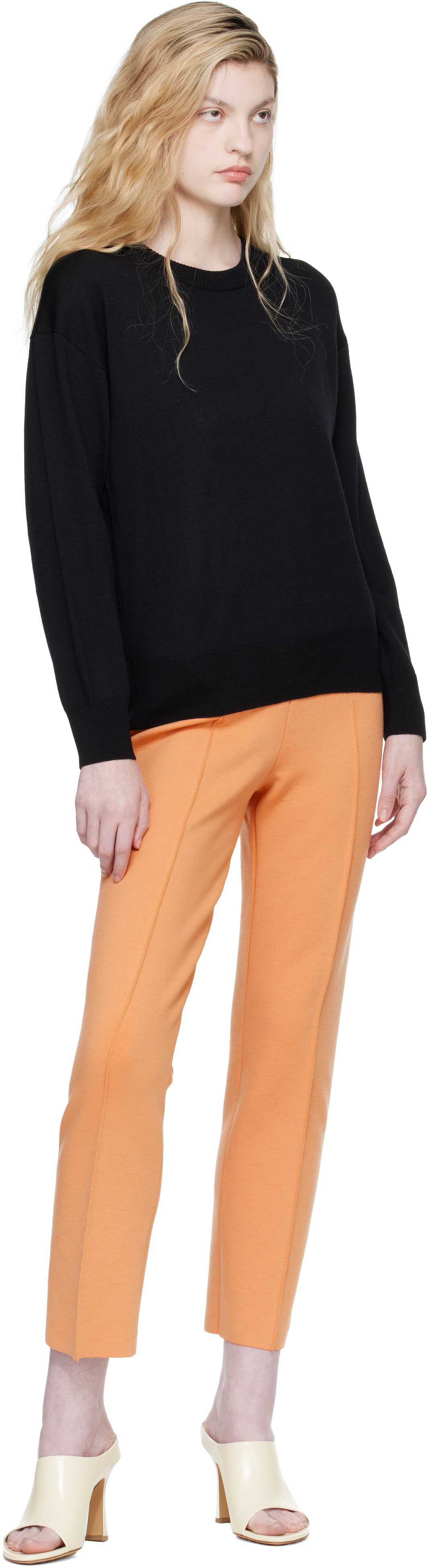 Black Jenna Pullover Sweater