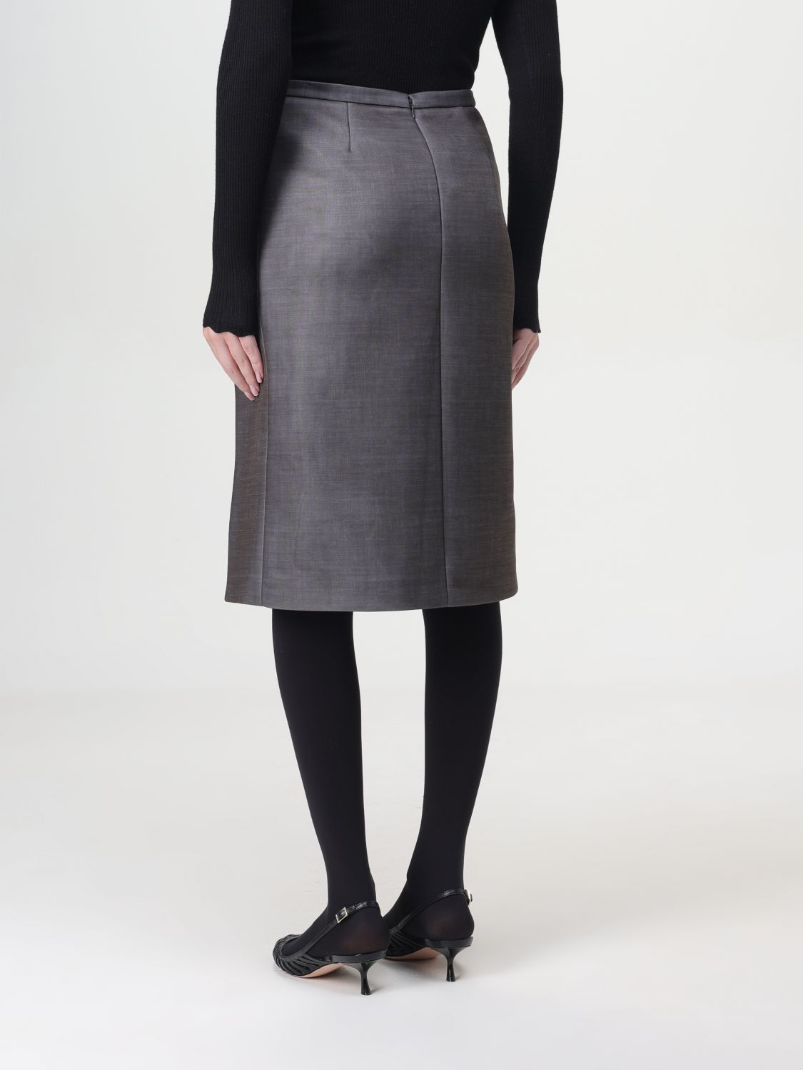 Skirt Woman color Grey