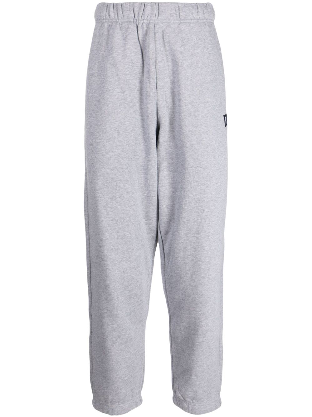 Logo-patch cotton track trousers - Grey