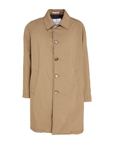 Man Coat Camel Size 36 Polyester, Polyamide, Cotton
