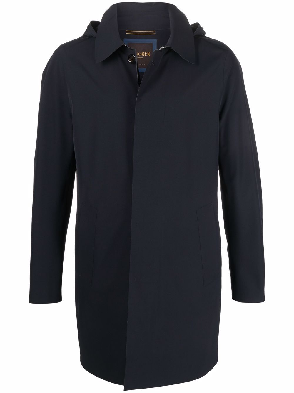 Agnone-GS mid-length duster coat - Blue