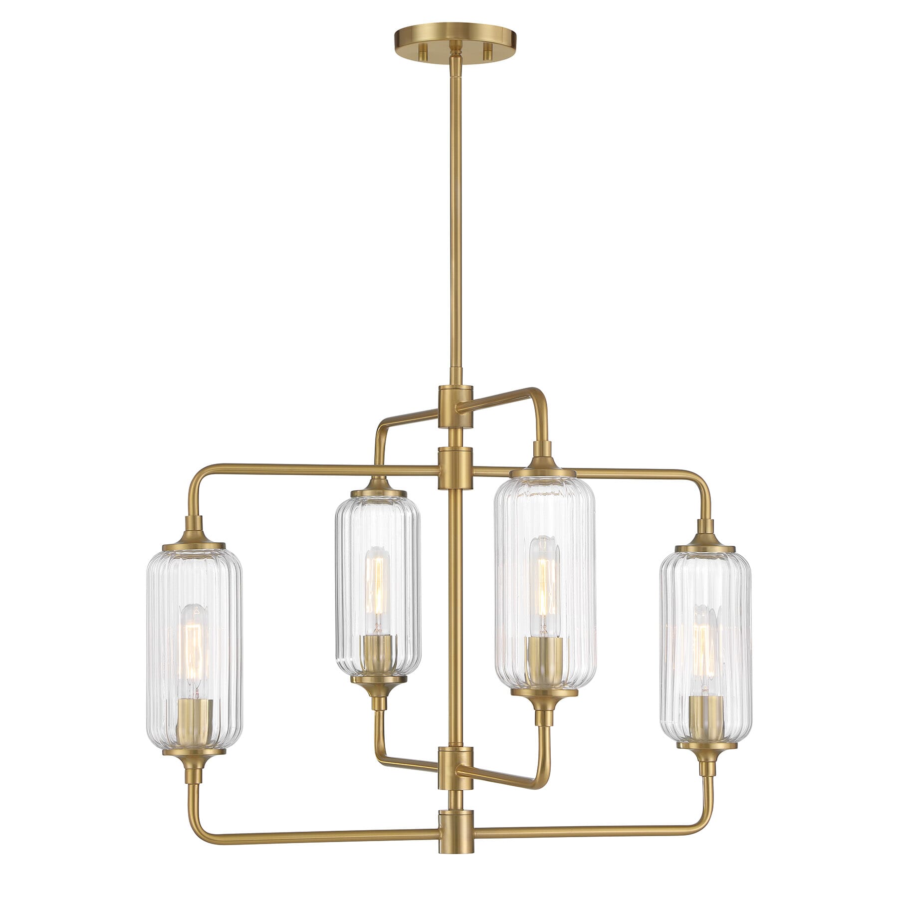 Holton 4-Light Chandelier in Warm Bra