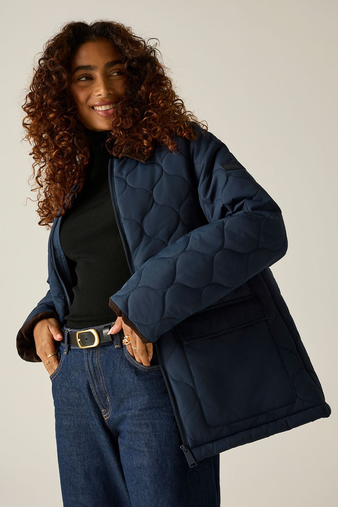 Regatta Women's Onion Quilted Amira Jacket in Navy