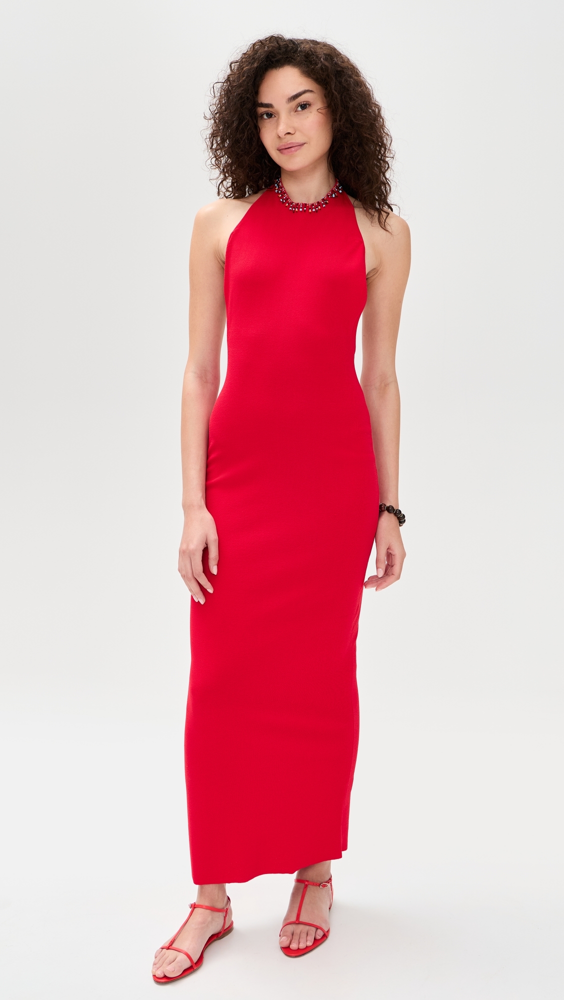 Reina Dress Red Rose