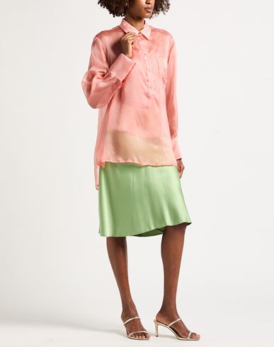 Woman Top Salmon pink Size 2 Silk