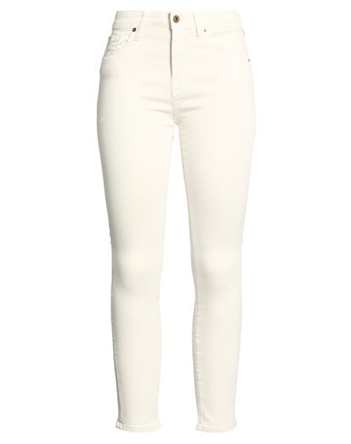 Jacob Cohёn Woman Jeans Off white Size 26 Lyocell, Cotton, Polyester, Elastane