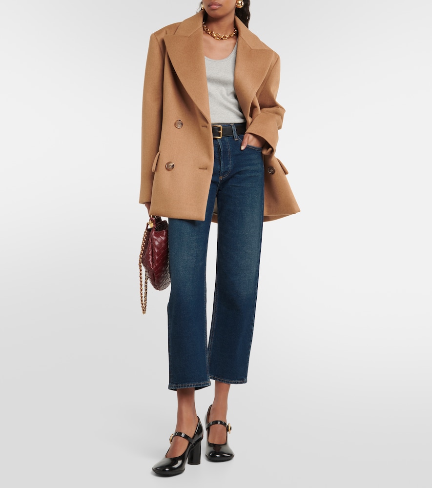Florence high-rise wide-leg jeans