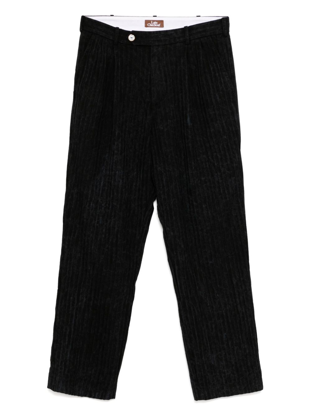 Stain Shade striped trousers - Blue