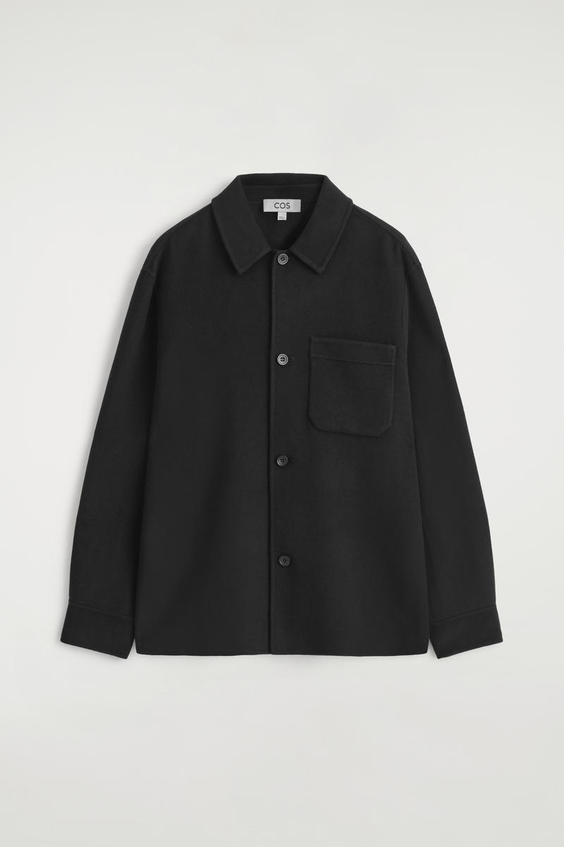 Double-Faced Wool Overshirt