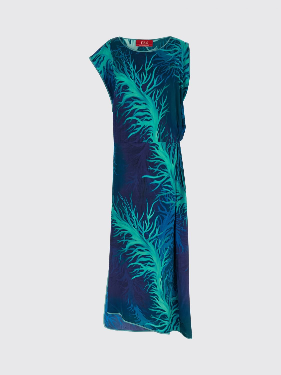 F. R.S FOR RESTLESS SLEEPERS Dress Woman color Blue
