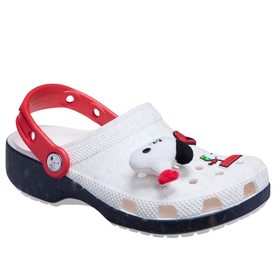 X Peanuts Snoopy Classic Clog 'White Black'