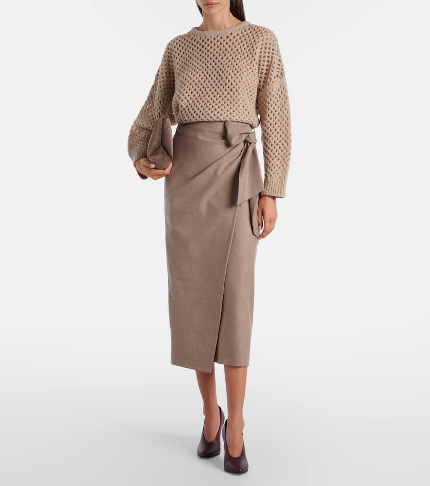 Essen open-knit cashmere and silk sweater