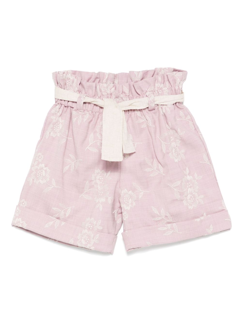 La Stupenderia belted shorts - Pink