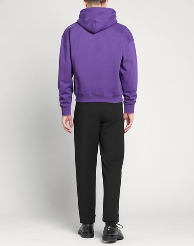 Man Sweatshirt Purple Size L Cotton