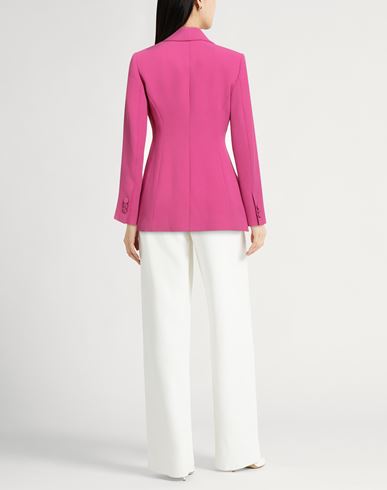 Woman Blazer Fuchsia Size 4 Viscose, Acetate, Elastane