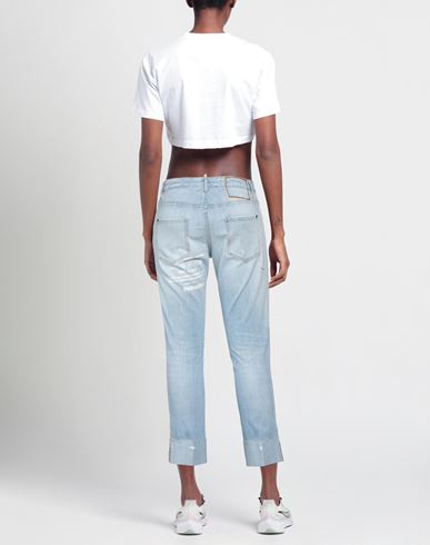 Woman Denim cropped Blue