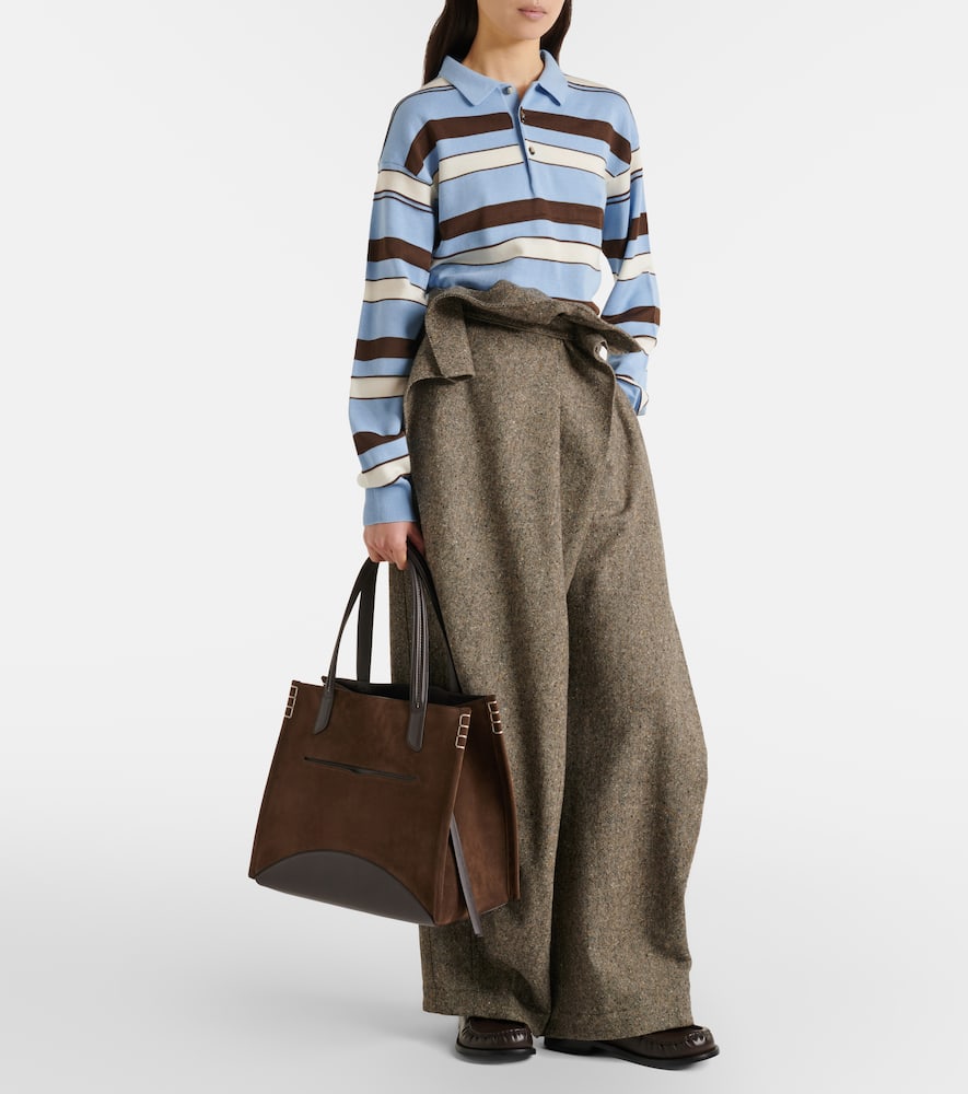 Striped polo shirt