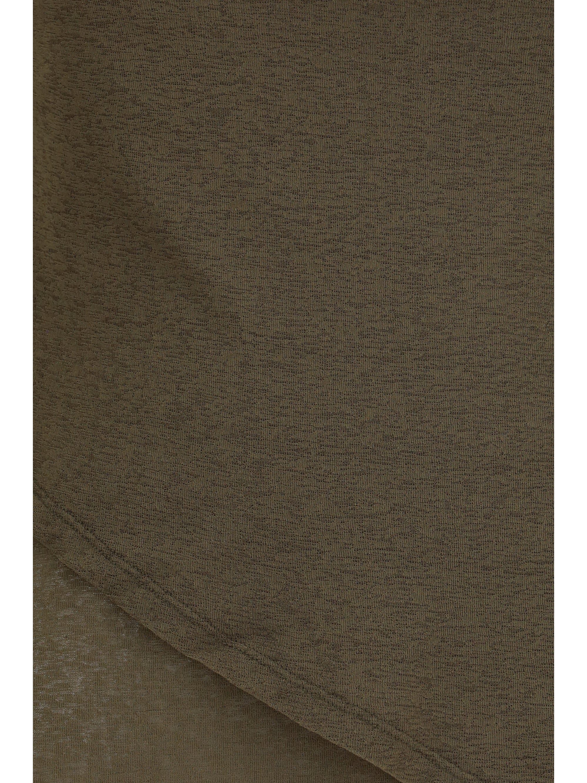 Asymmetrical Knot Blouse — Green