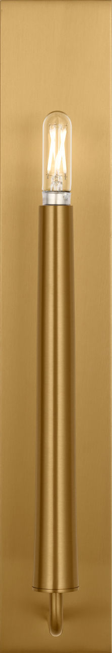 Burnished Brass Burnished Brass Wall Sconce from the Lois Collection