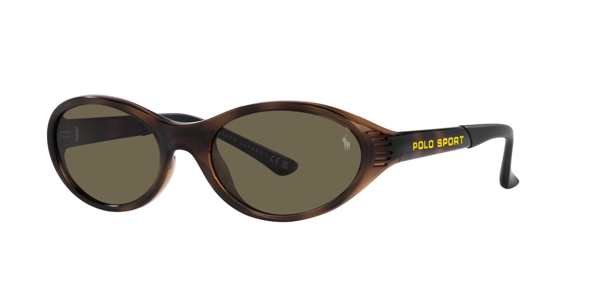 Polo Ralph Lauren Man Polo Ralph Lauren PH4197U 5003/3 Sunglasses Injected Turtle Brown Round Norma