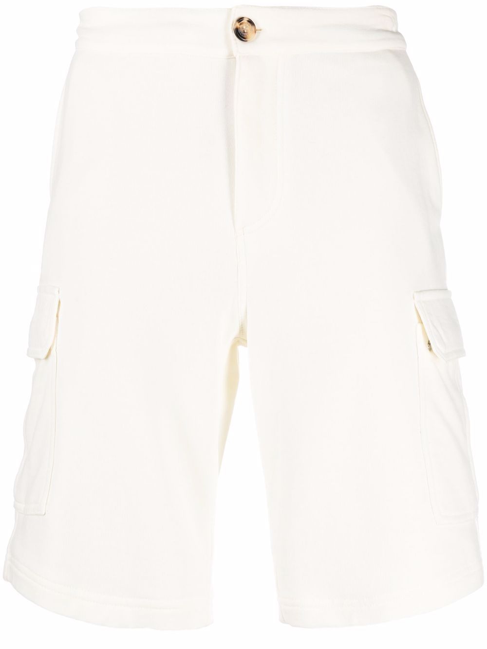Knee-length tailored shorts - Neutrals