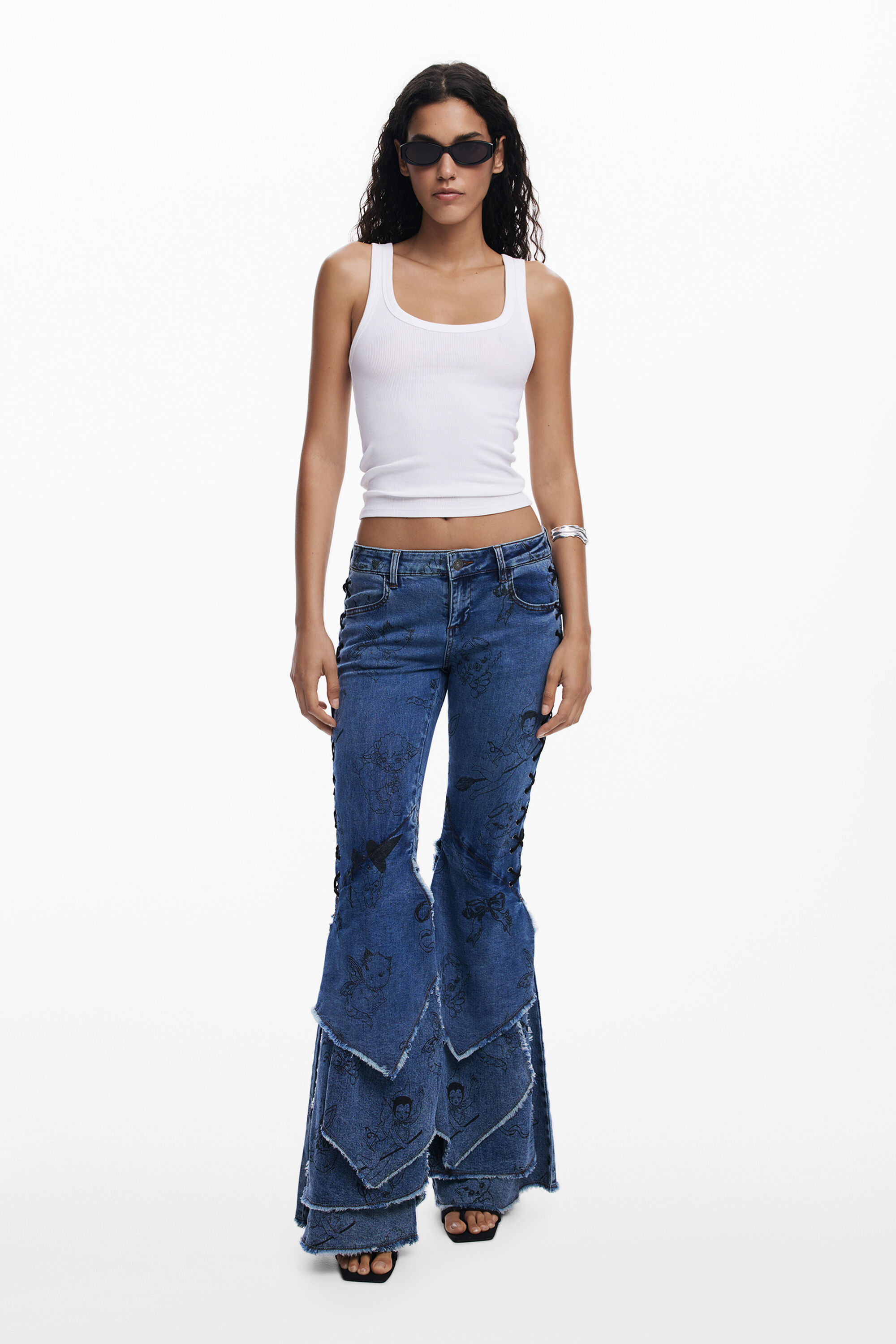 María Escoté denim pants