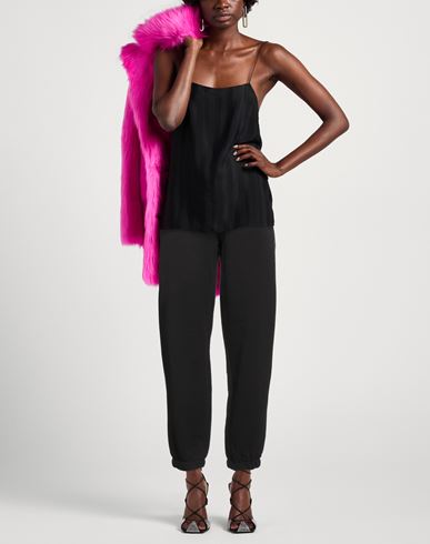 Woman Pants Black Size M Cotton