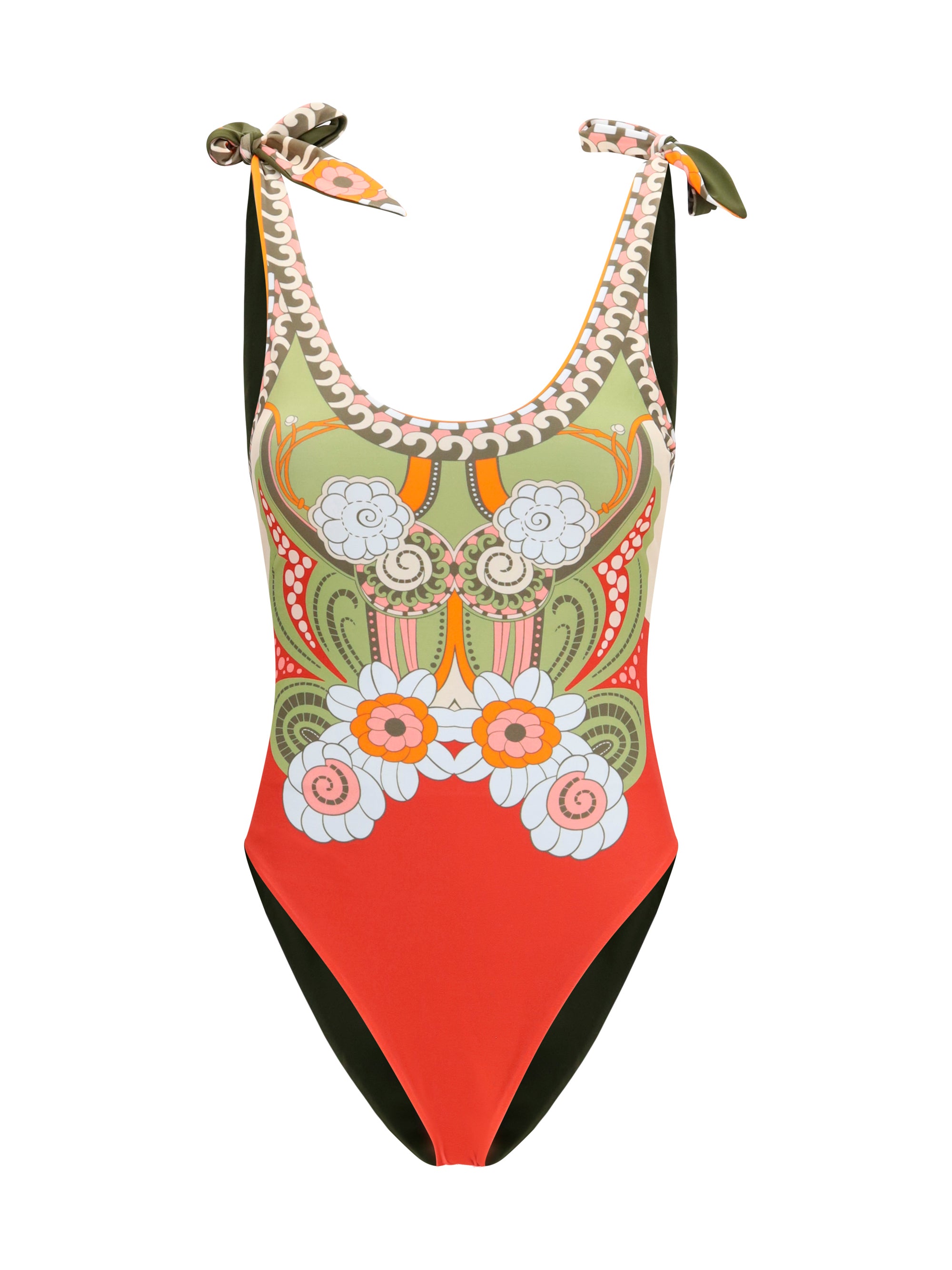Pammy Swimsuit — Red