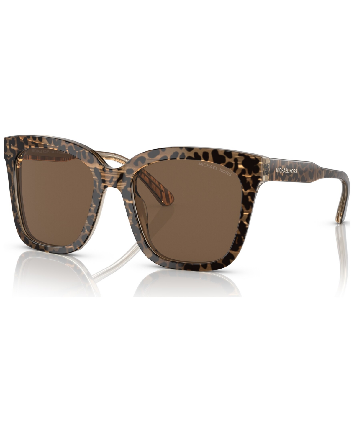 Women's Sunglasses, MK216352-x - Brown Leopard