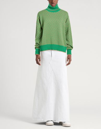 Woman Turtleneck Green Size XS Cashmere